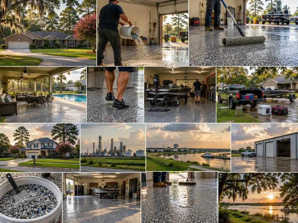 Flake Floor Coatings in Baton Rouge, LA