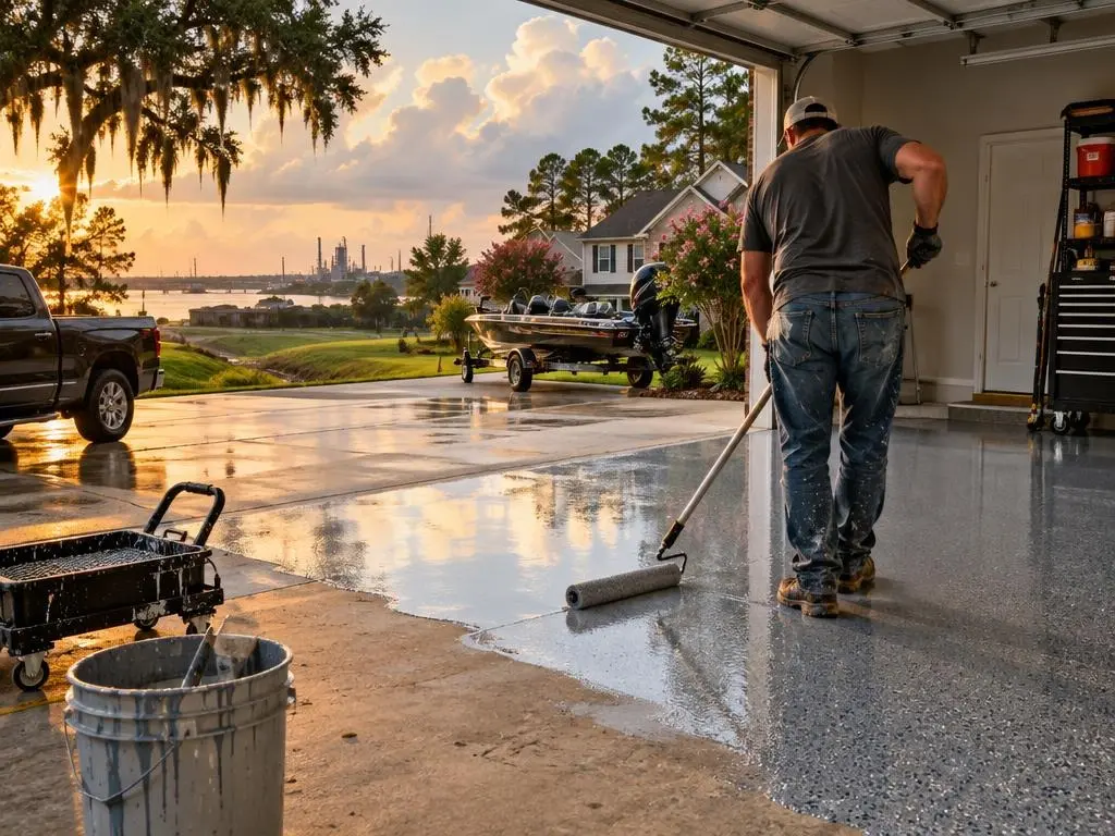 Garage Floor Epoxy in Baton Rouge, LA