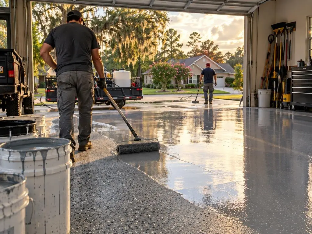 Polyaspartic Garage Floors in Baton Rouge, LA